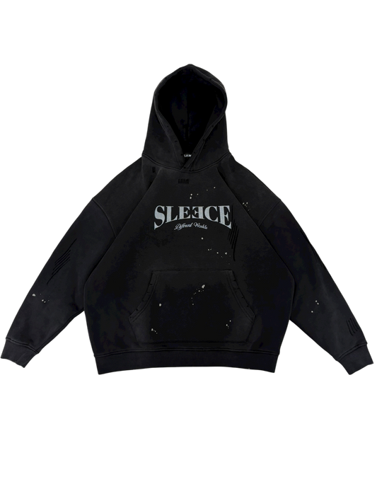 "Different Worlds" Washed Hoodie